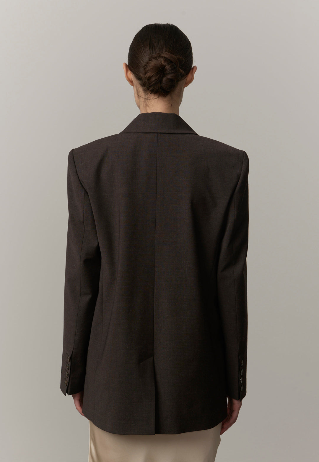 Lilith Regular Blazer - Brown Melange