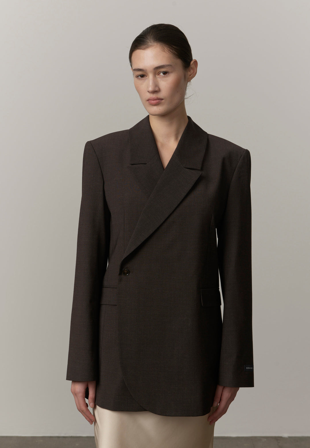 Lilith Regular Blazer - Brown Melange