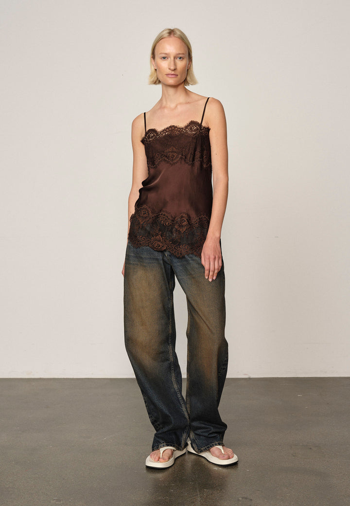 Linnea Top, Java Brown