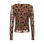 Lucille top, Morel Print