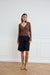Lucille top, Morel Print