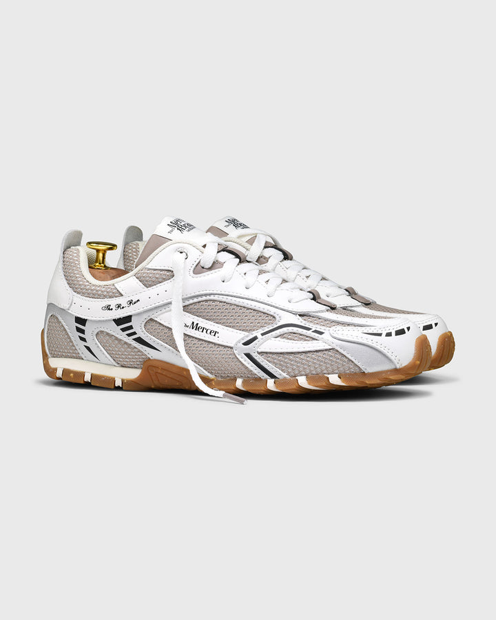 The Re-Run Drive, White/Brown