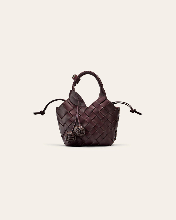 Misu Leather Bag Mini, Fudge