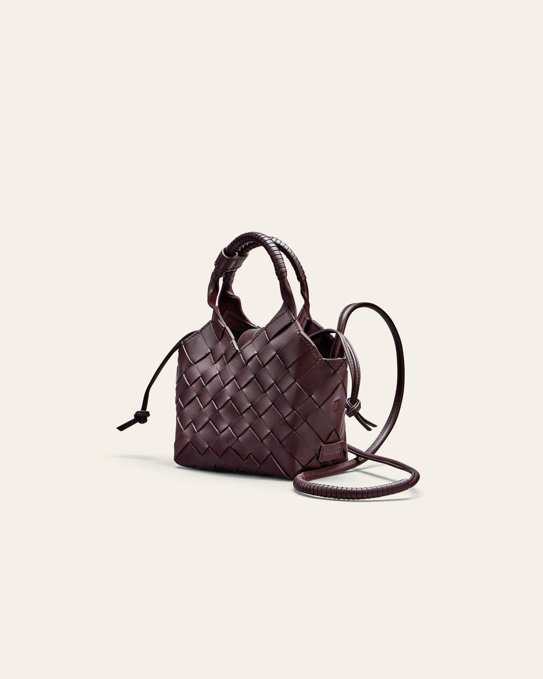 Misu Leather Bag Mini, Fudge