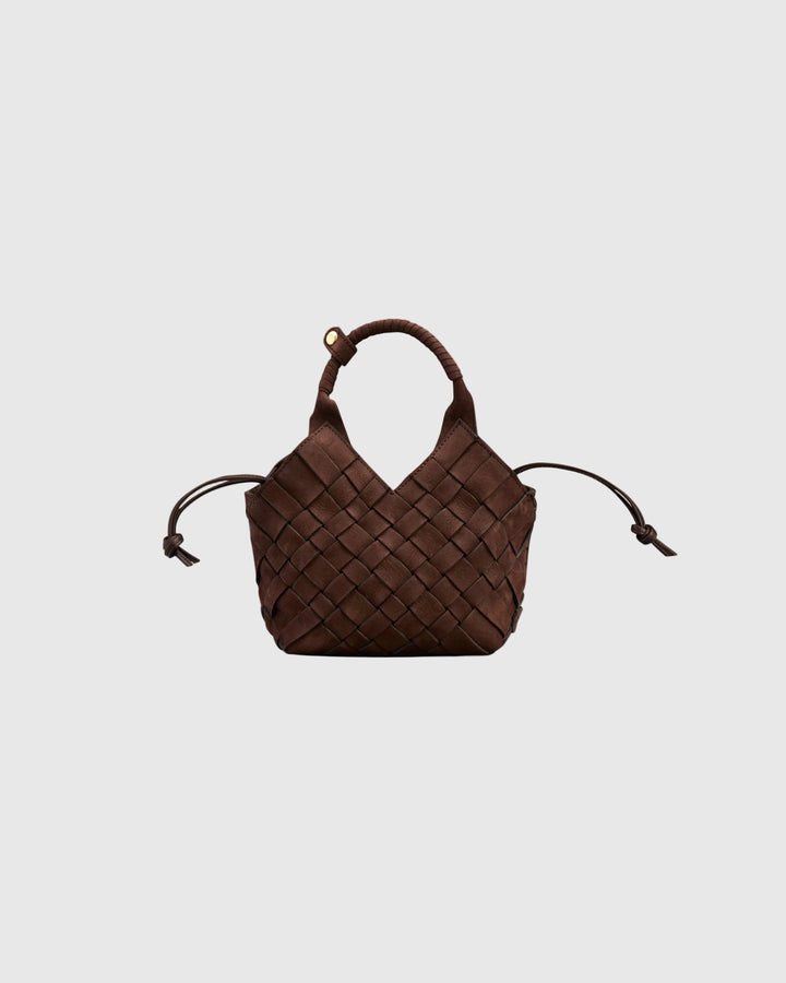 Misu Leather Bag Mini, Umber Nubuck