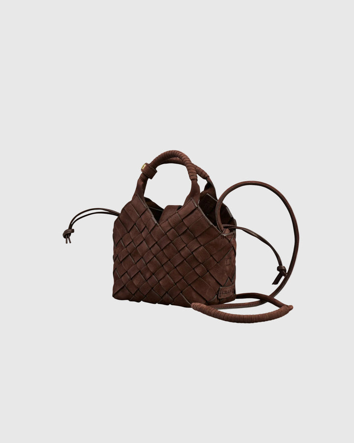 Misu Leather Bag Mini, Umber Nubuck
