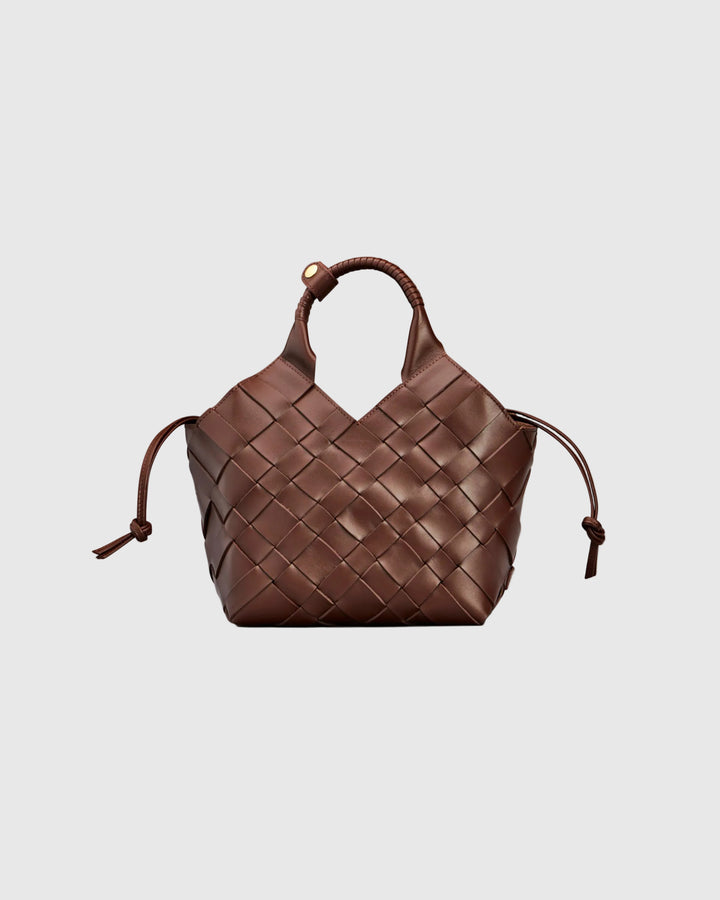 Misu Leather Bag Medium, Soil