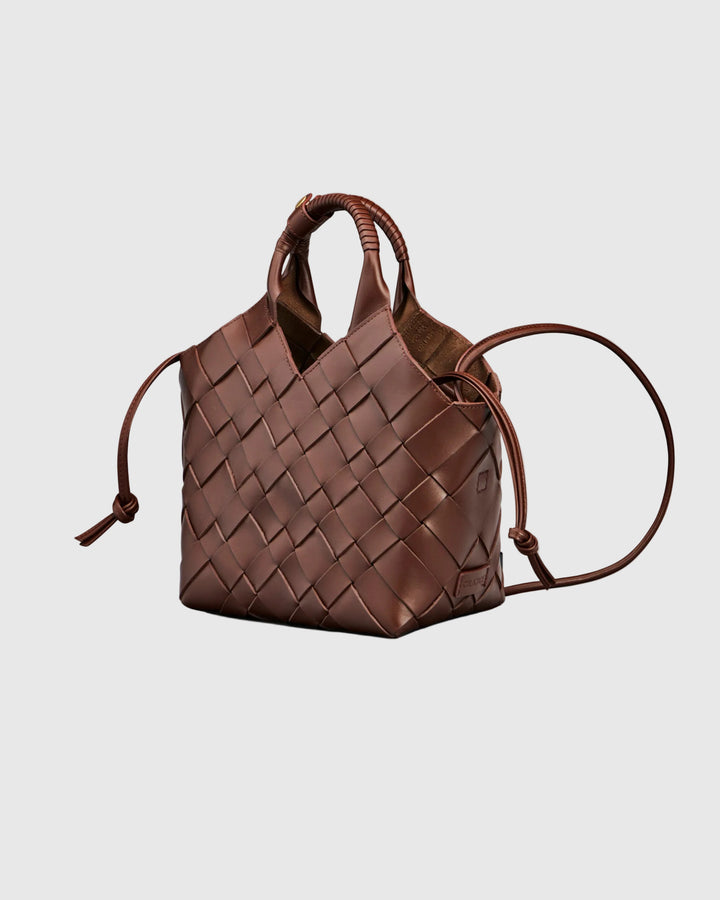 Misu Leather Bag Medium, Soil