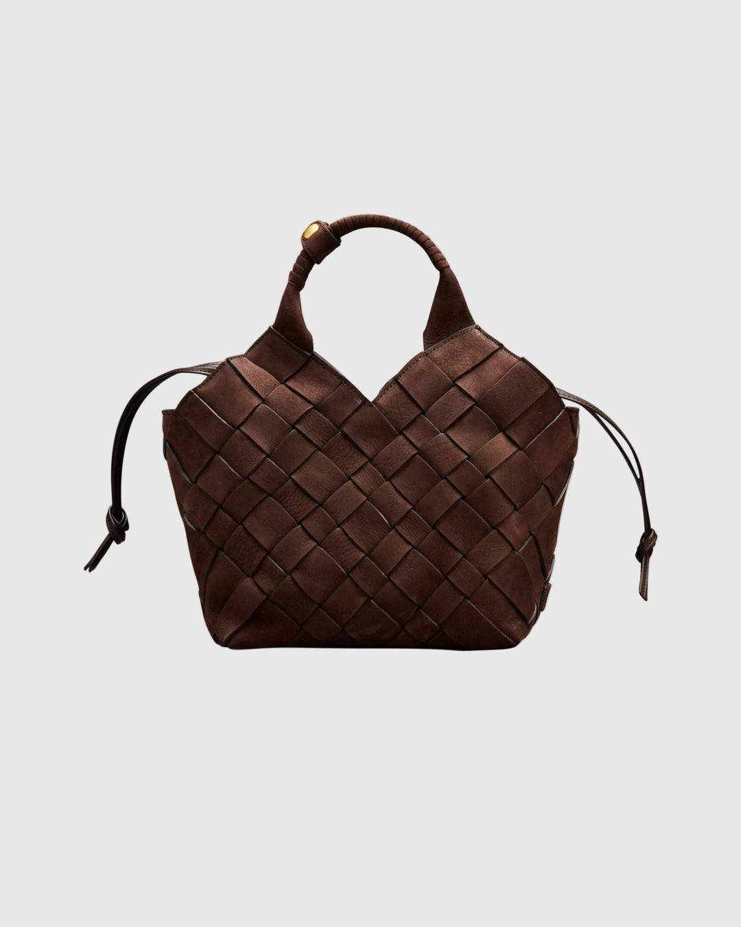 Misu Leather Bag Medium, Umber Nubuck