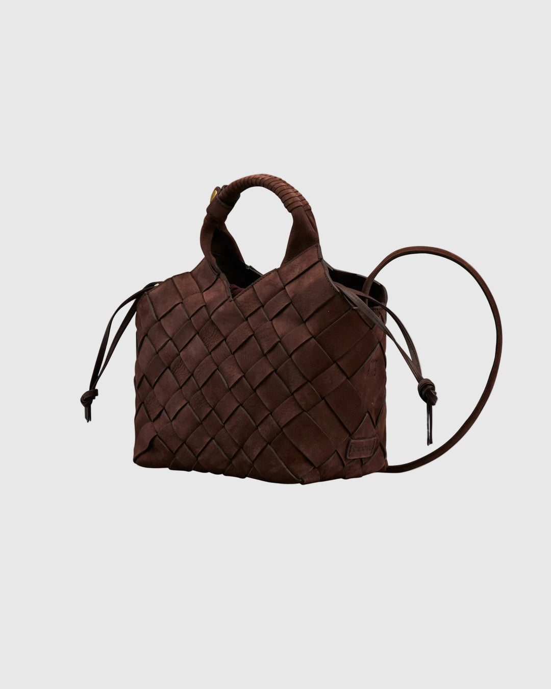 Misu Leather Bag Medium, Umber Nubuck