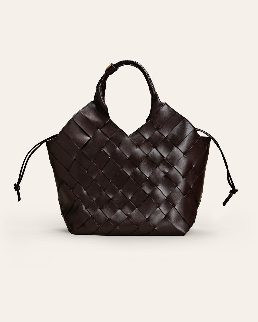 Misu Leather Bag Large, Black