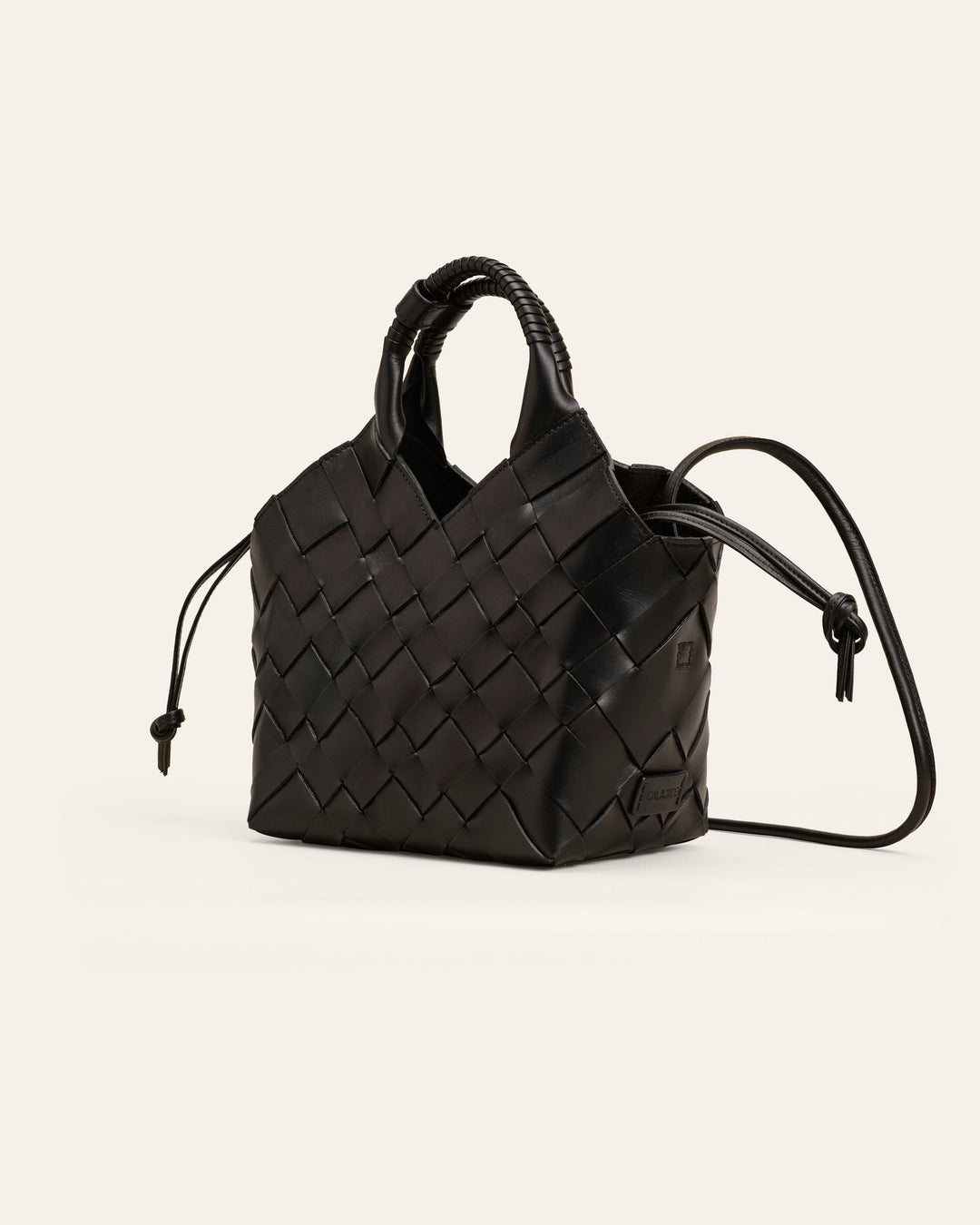 Misu Leather Bag Large, Black
