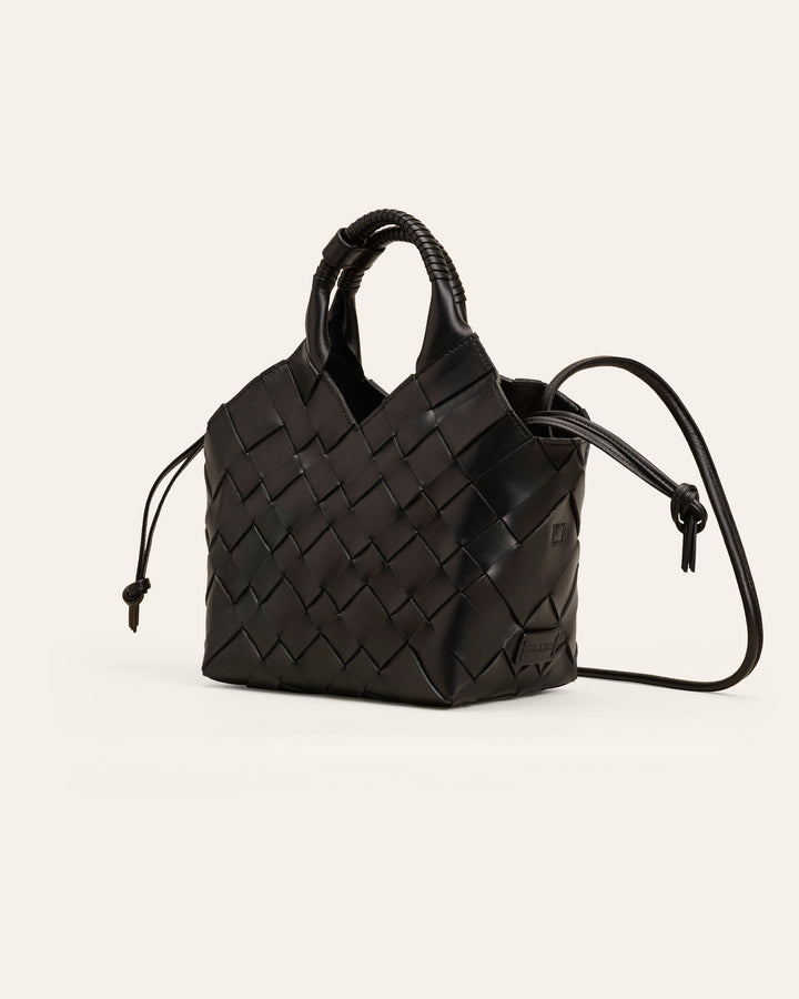 Misu Leather Bag Large, Black