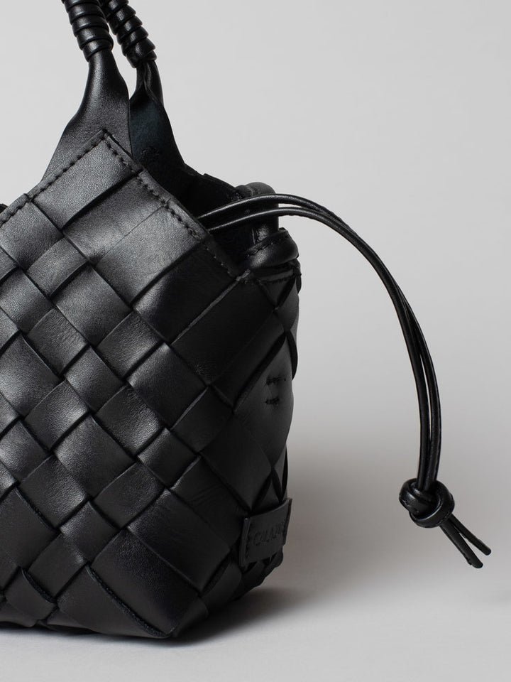 Misu Leather Bag Mini, Black