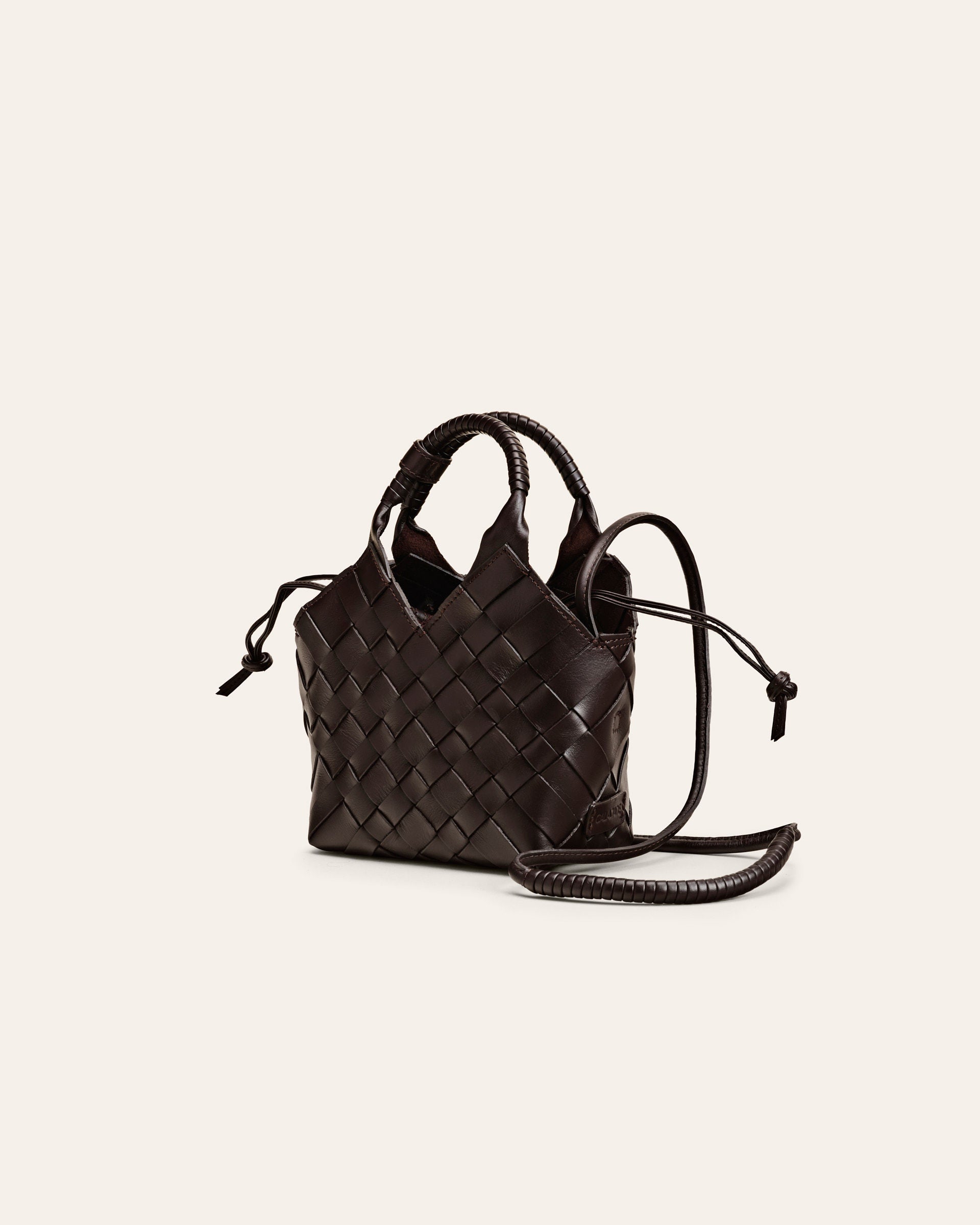 Misu Leather Bag Mini, Umber