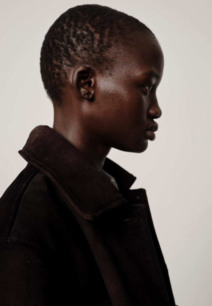 Manon Suede Jacket - Coffee