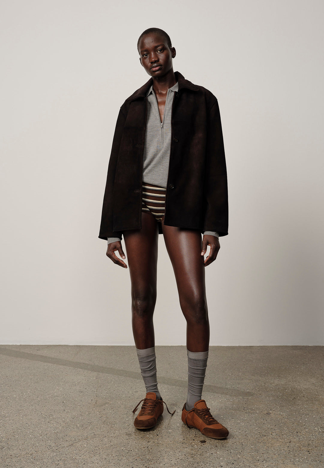 Manon Suede Jacket - Coffee
