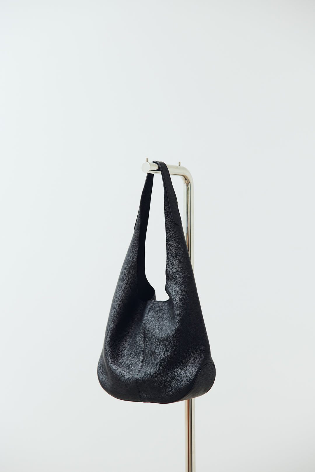 Leather Hobo, Black