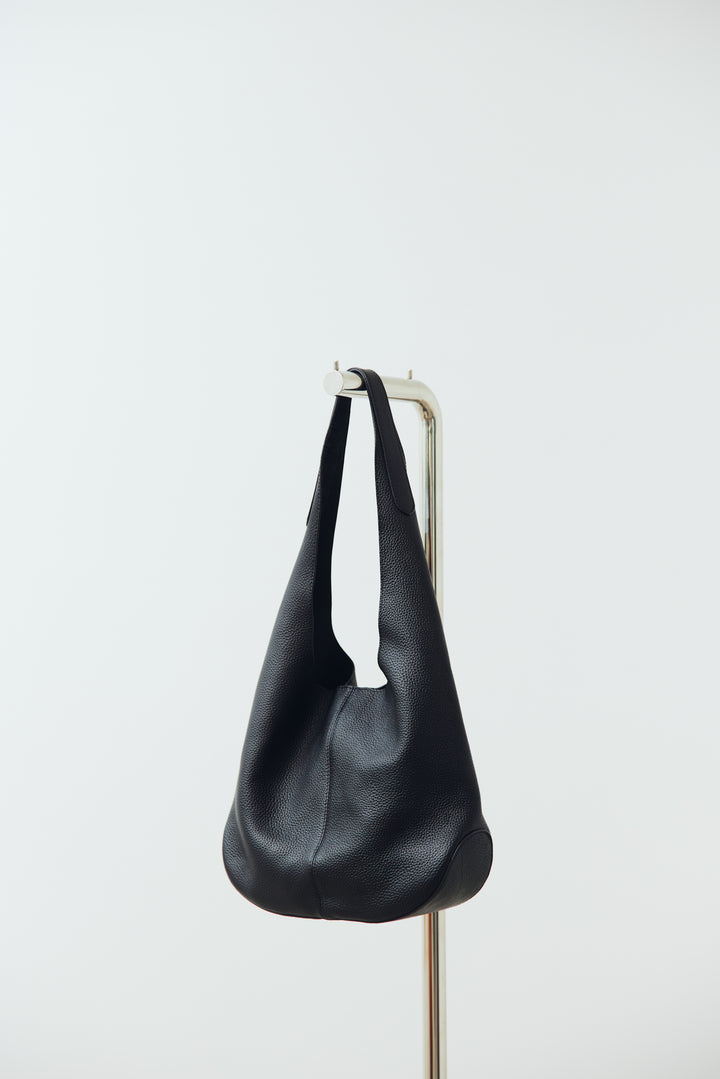 Leather Hobo, Black