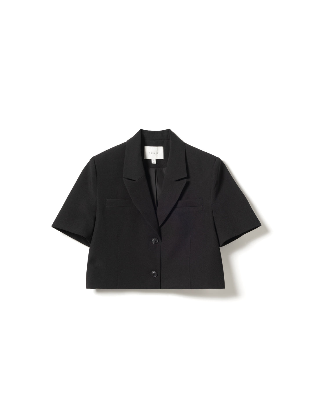 Leanne Cropped Blazer, Black