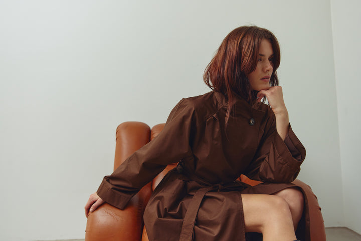Cotton Coat, Brown