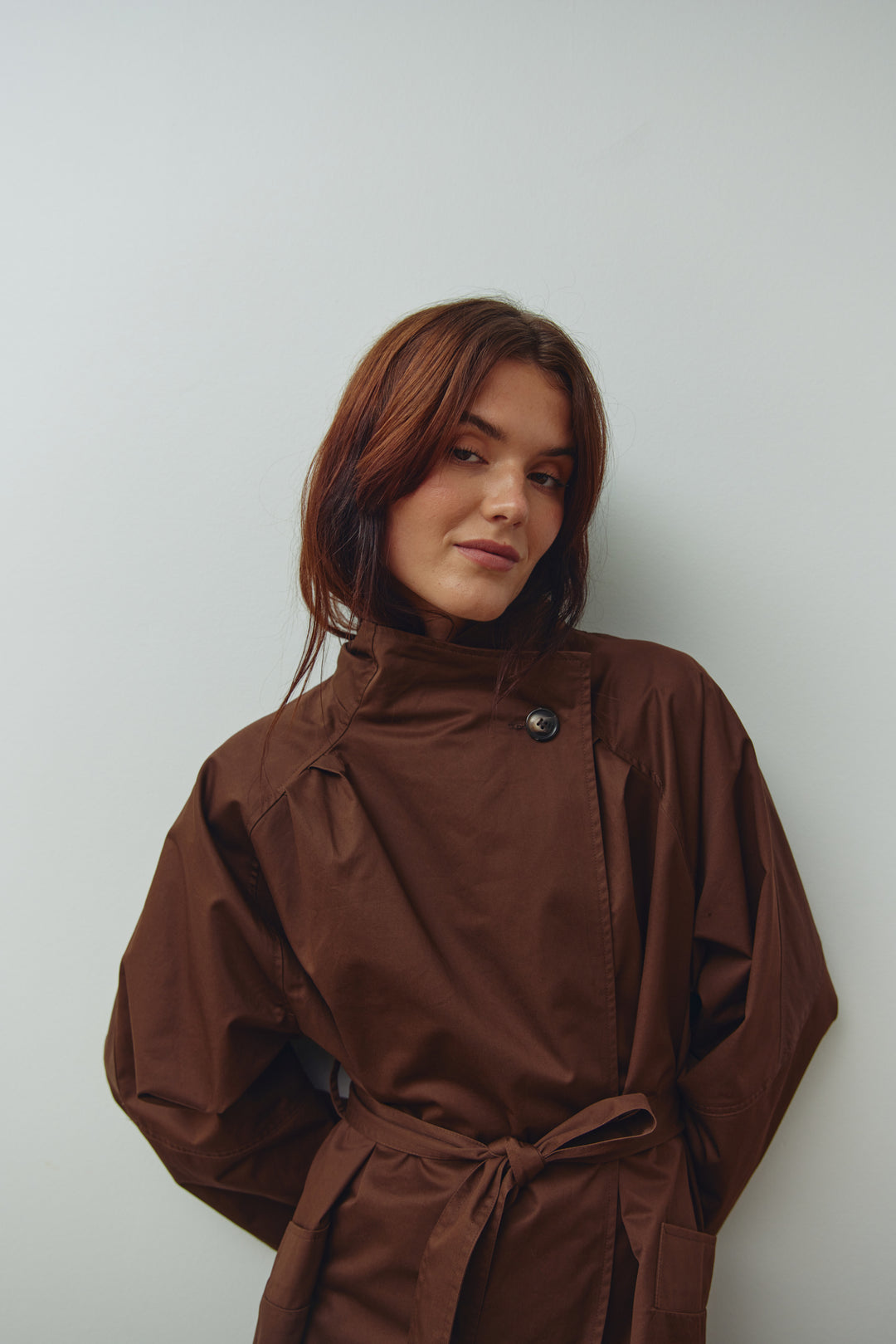 Cotton Coat, Brown