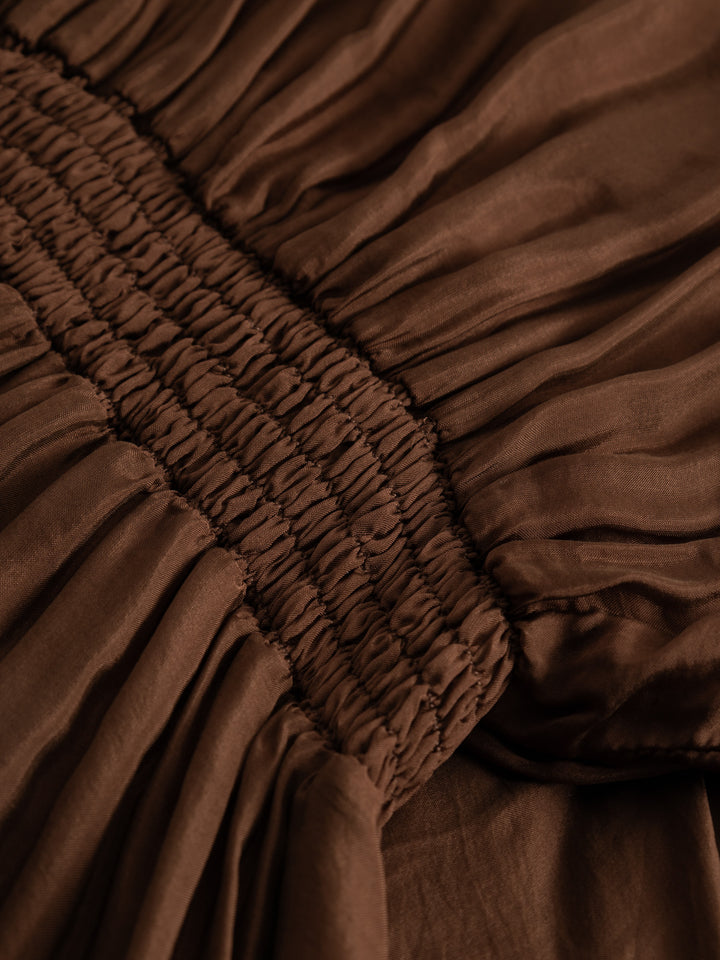 Mariel Dress, Chocolate
