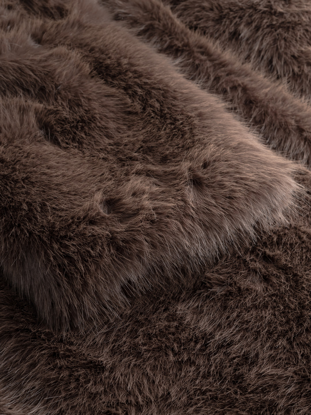 Marita Fur Jacket - Chocolate