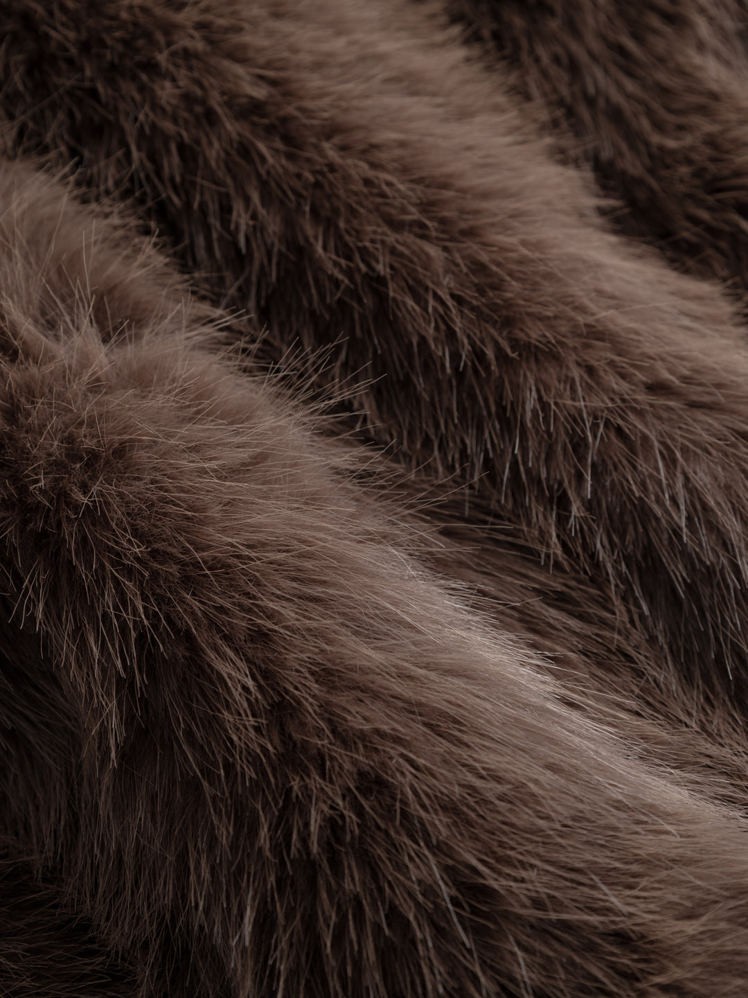 Marita Fur Jacket - Chocolate