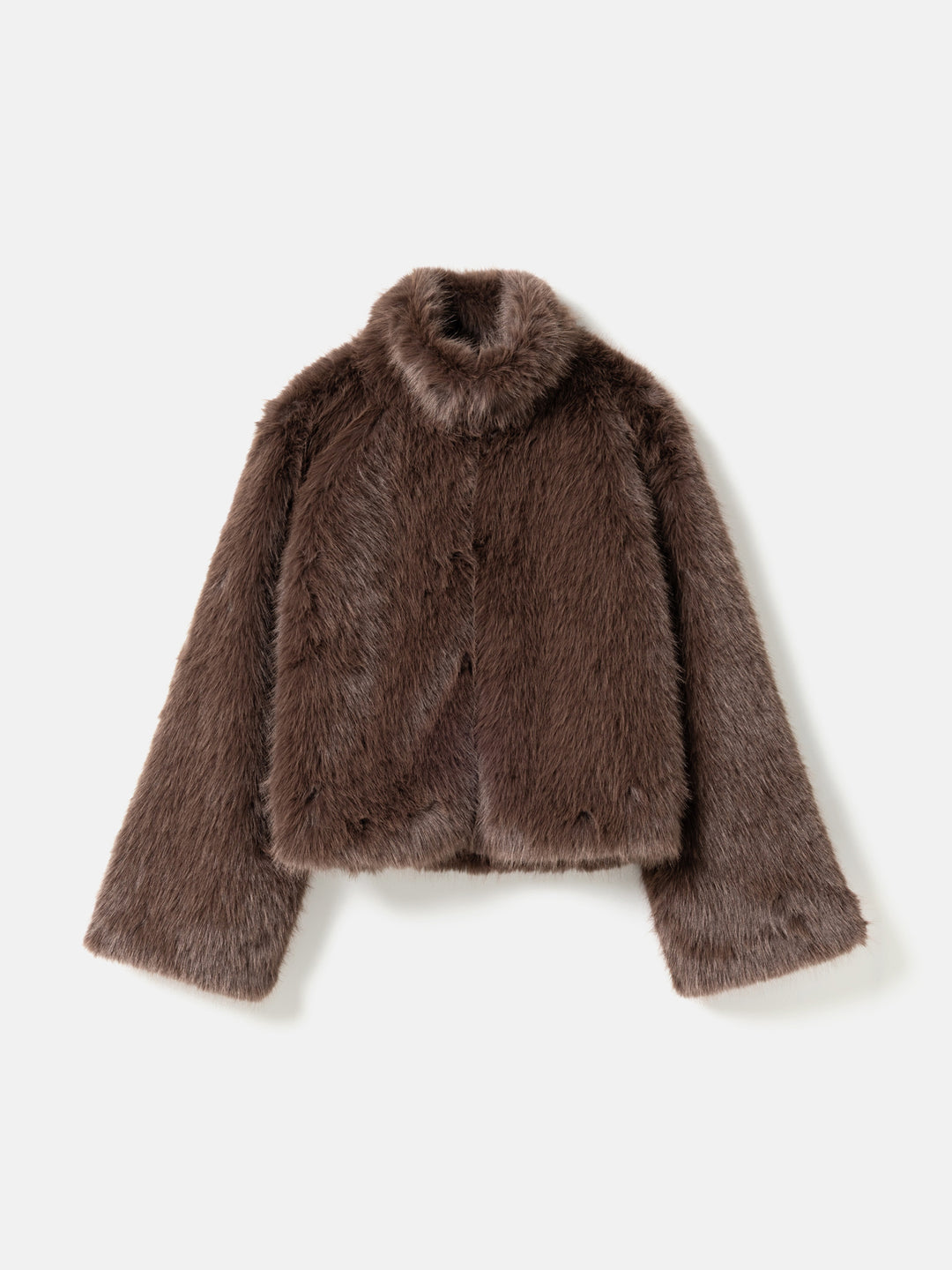 Marita Fur Jacket - Chocolate