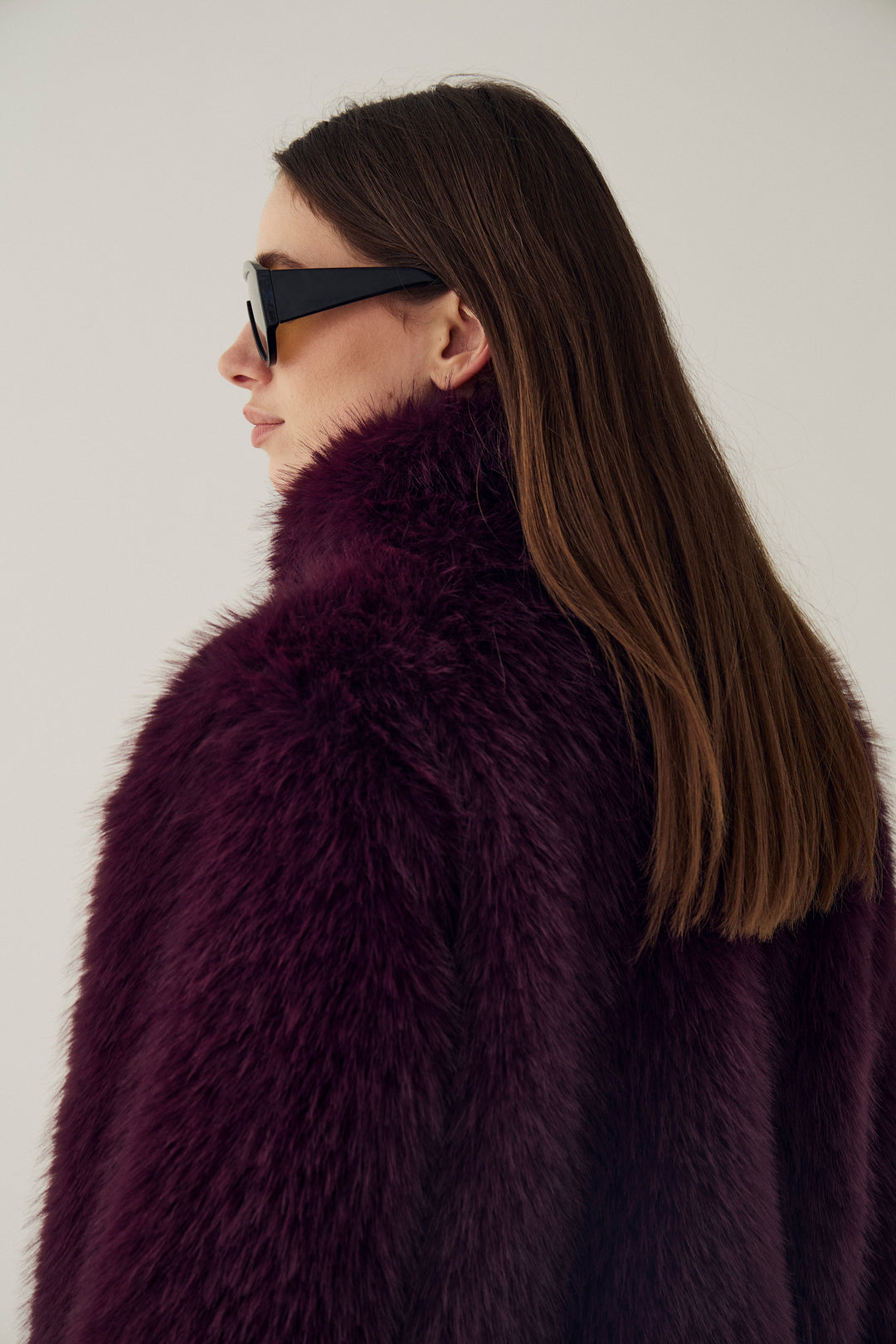Marita Fur Jacket - Winter Bloom