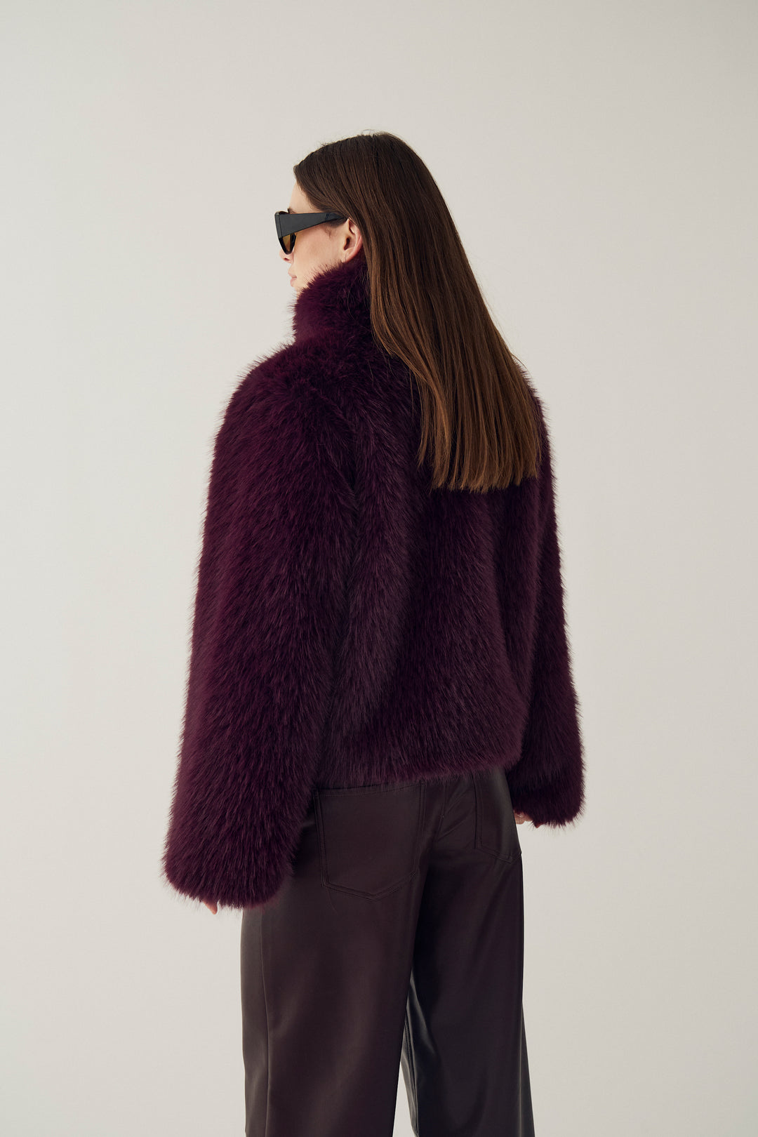 Marita Fur Jacket - Winter Bloom
