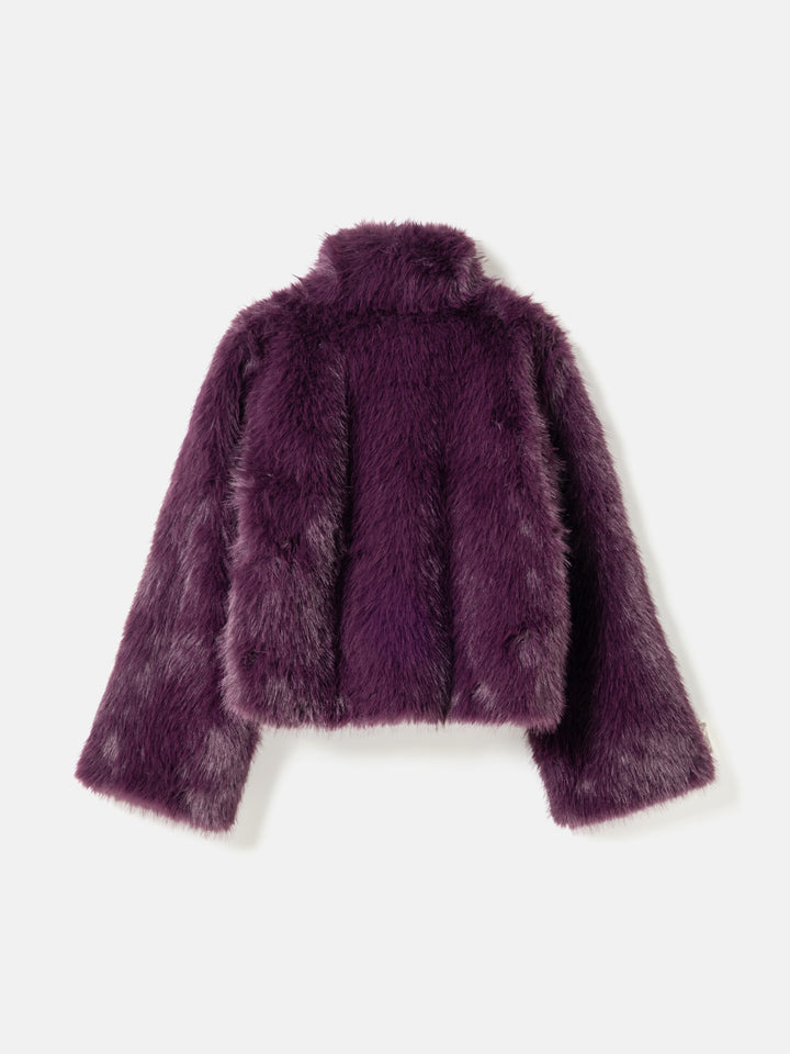 Marita Fur Jacket - Winter Bloom