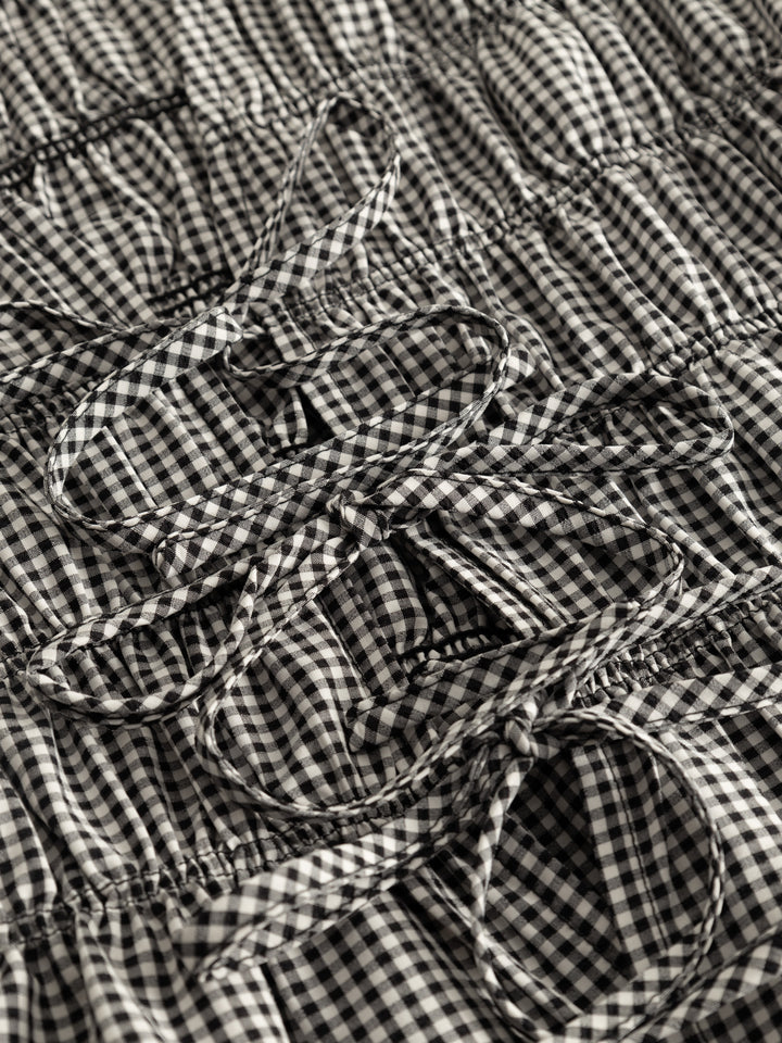 Marty Blouse, Black Check