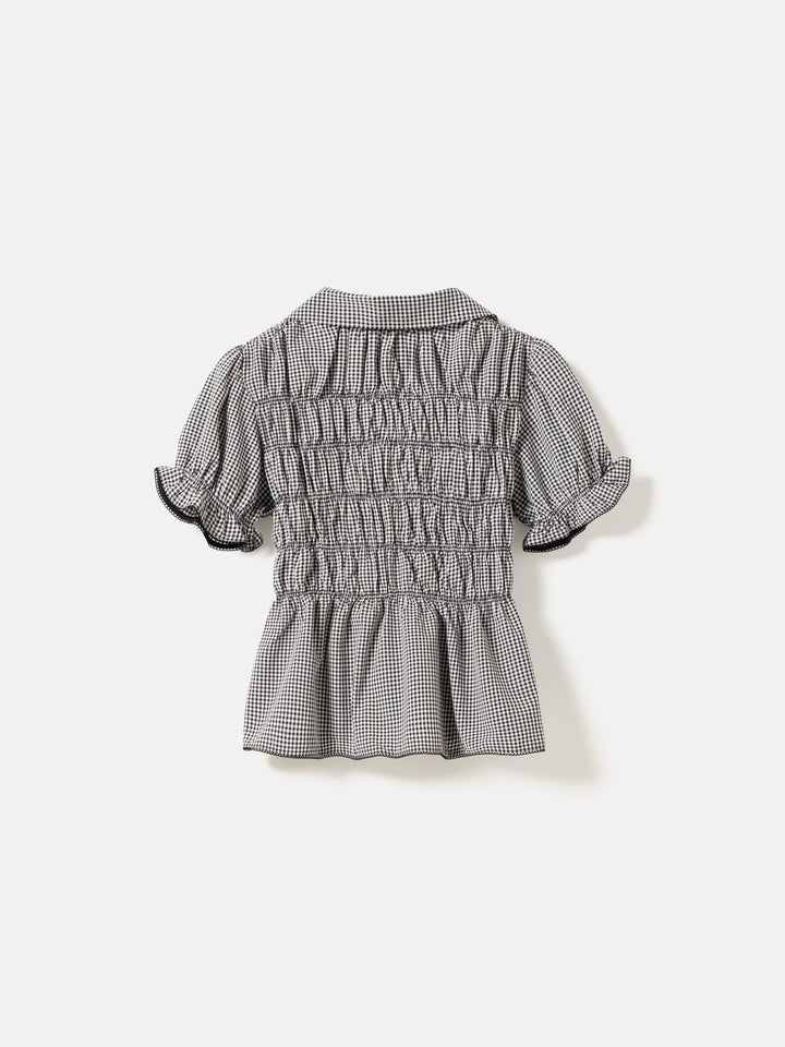 Marty Blouse, Black Check