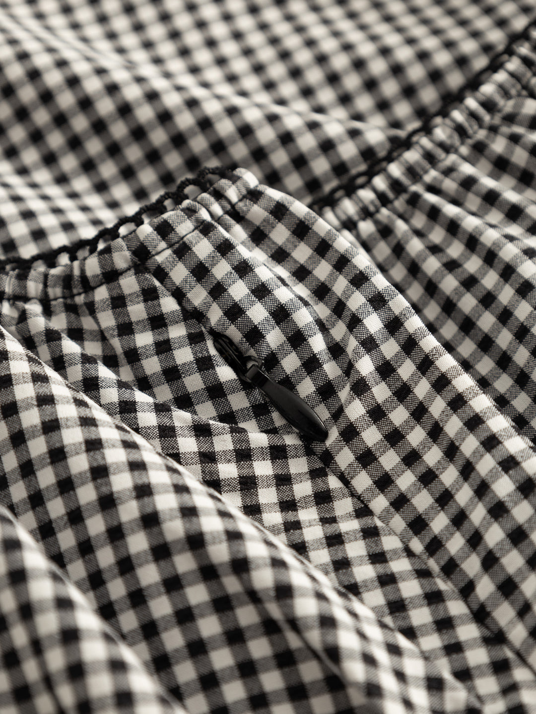May Dress, Black Check