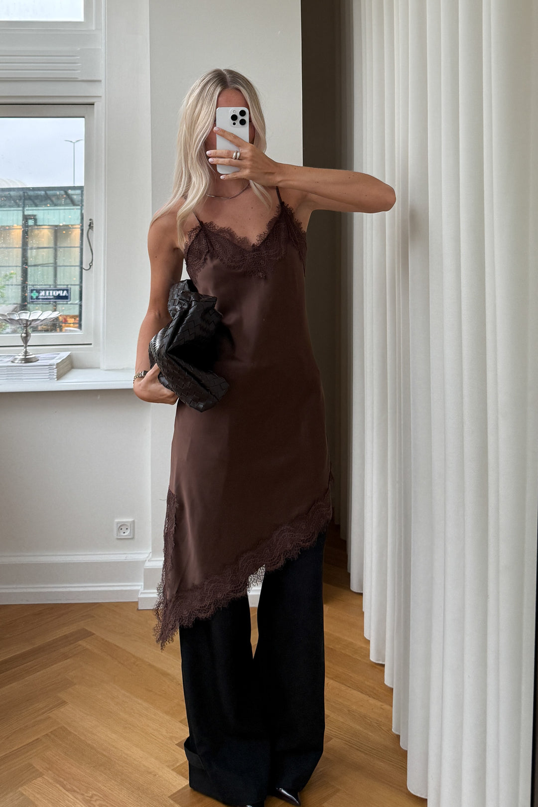 Merley Dress, Chocolate