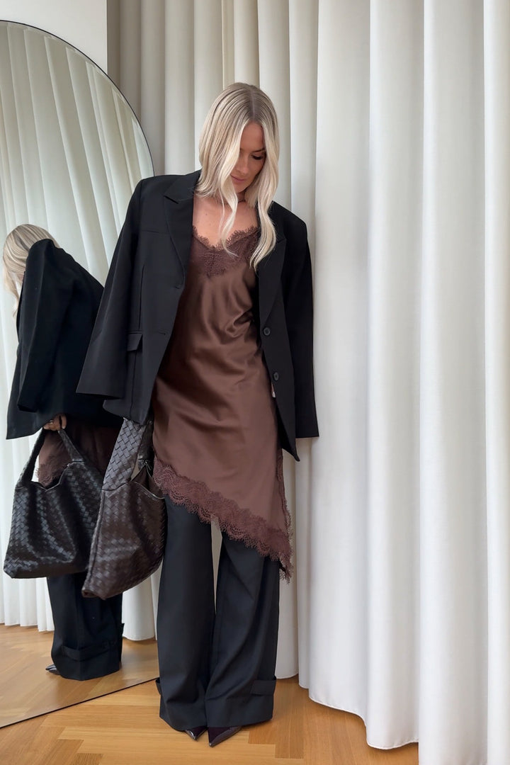 Merley Dress, Chocolate