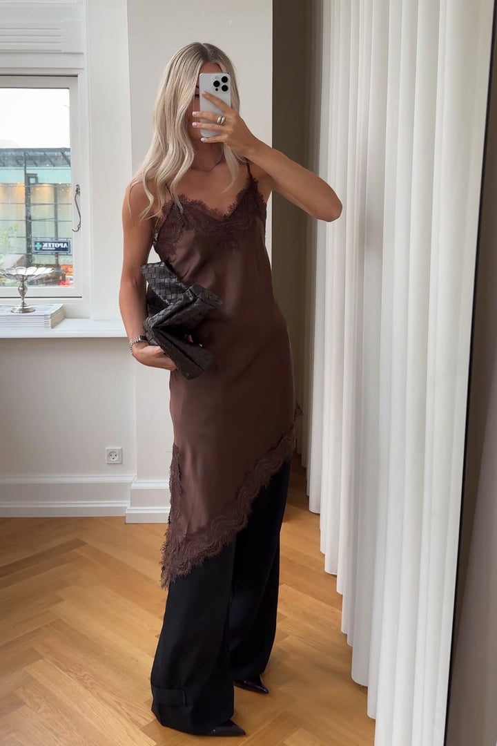 Merley Dress, Chocolate