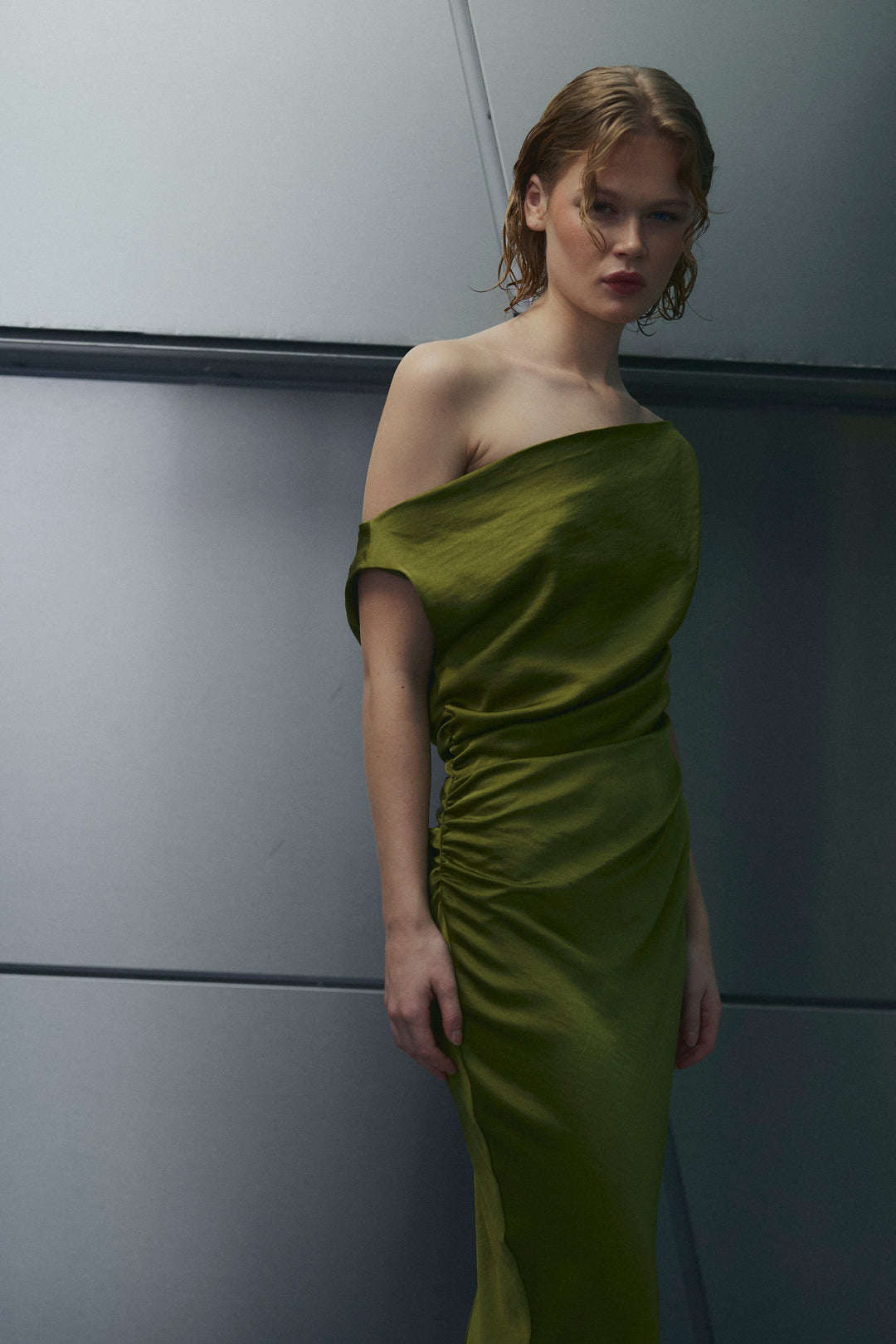 Onette Dress - Moss