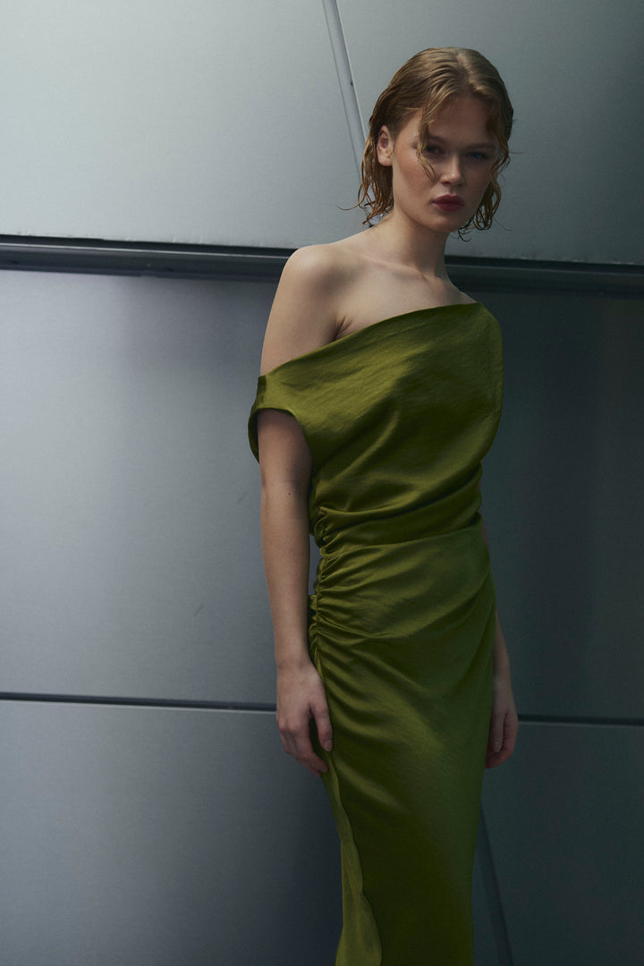 Onette Dress - Moss