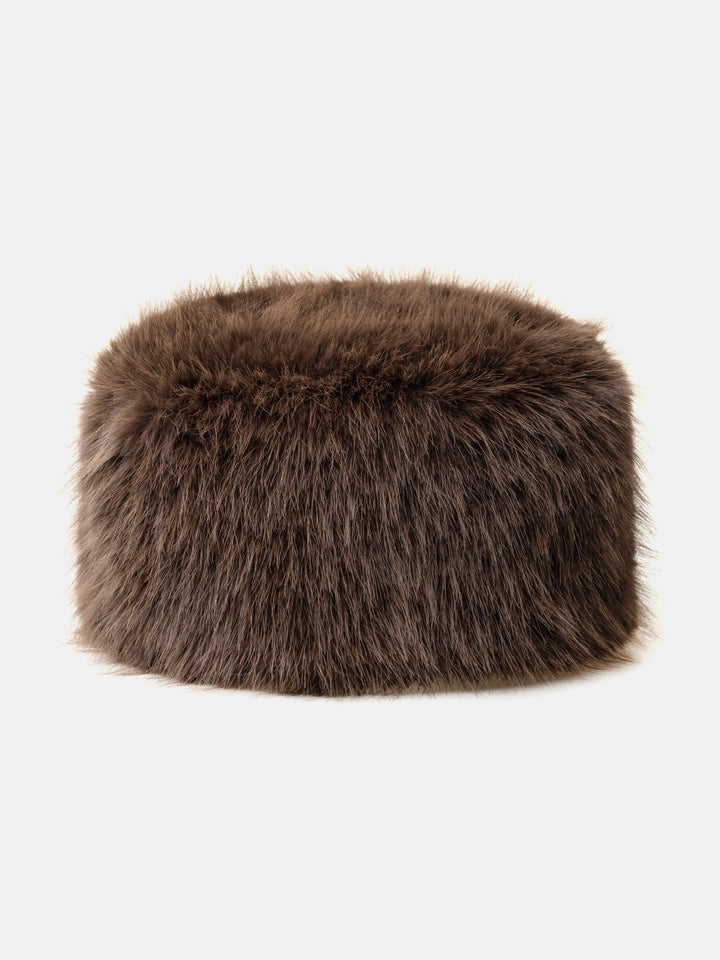 Fur hat - Chocolate