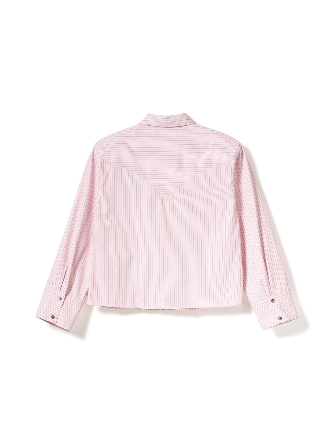 Mira Shirt, Light Pink Stripe