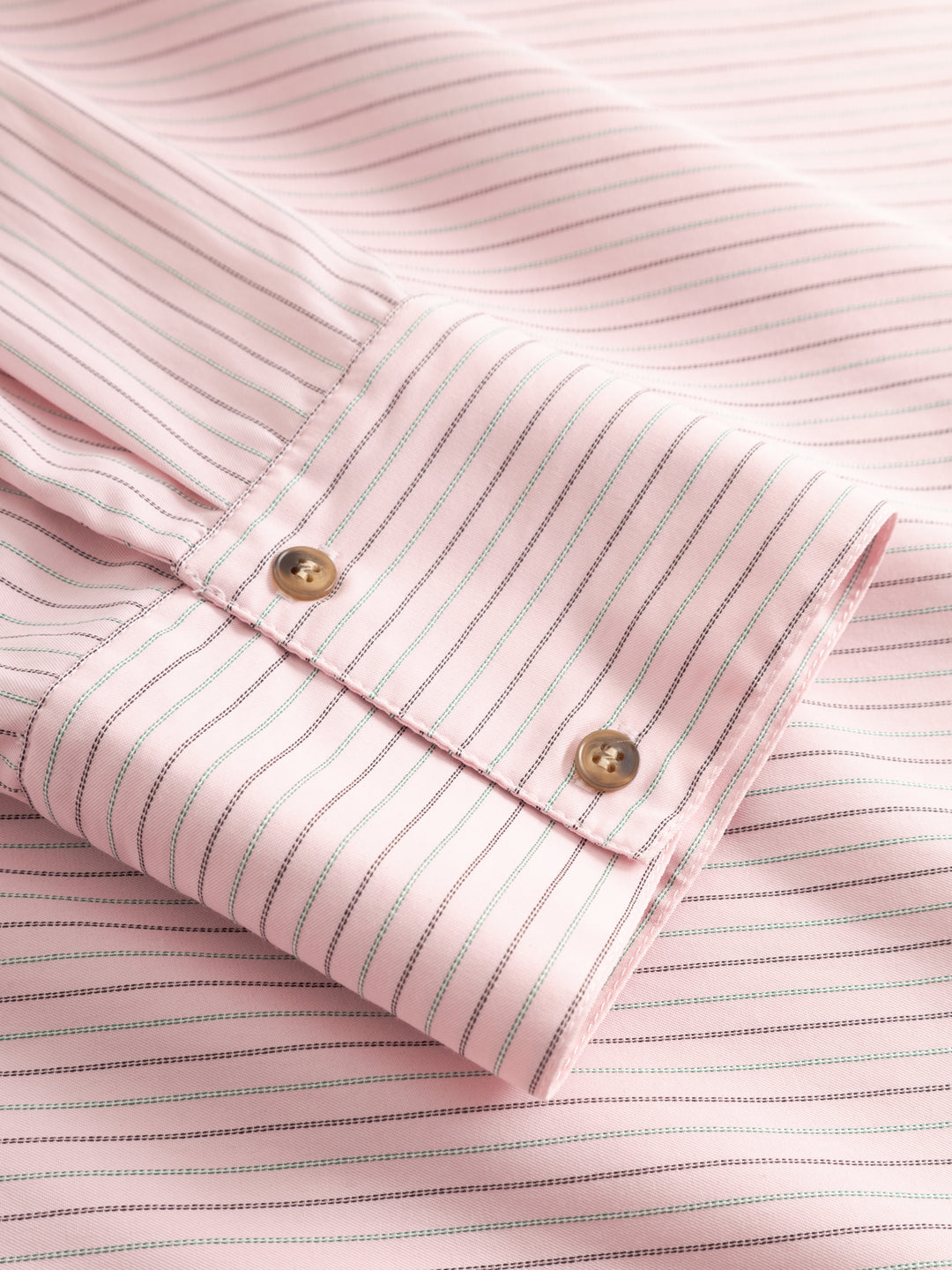 Mira Shirt, Light Pink Stripe