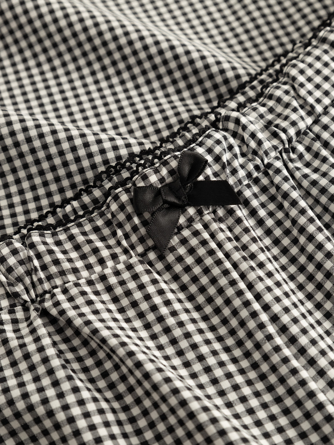 Samira Pants, Black Check