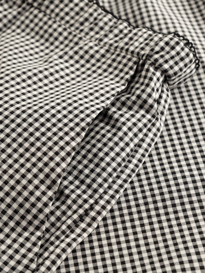 Samira Pants, Black Check