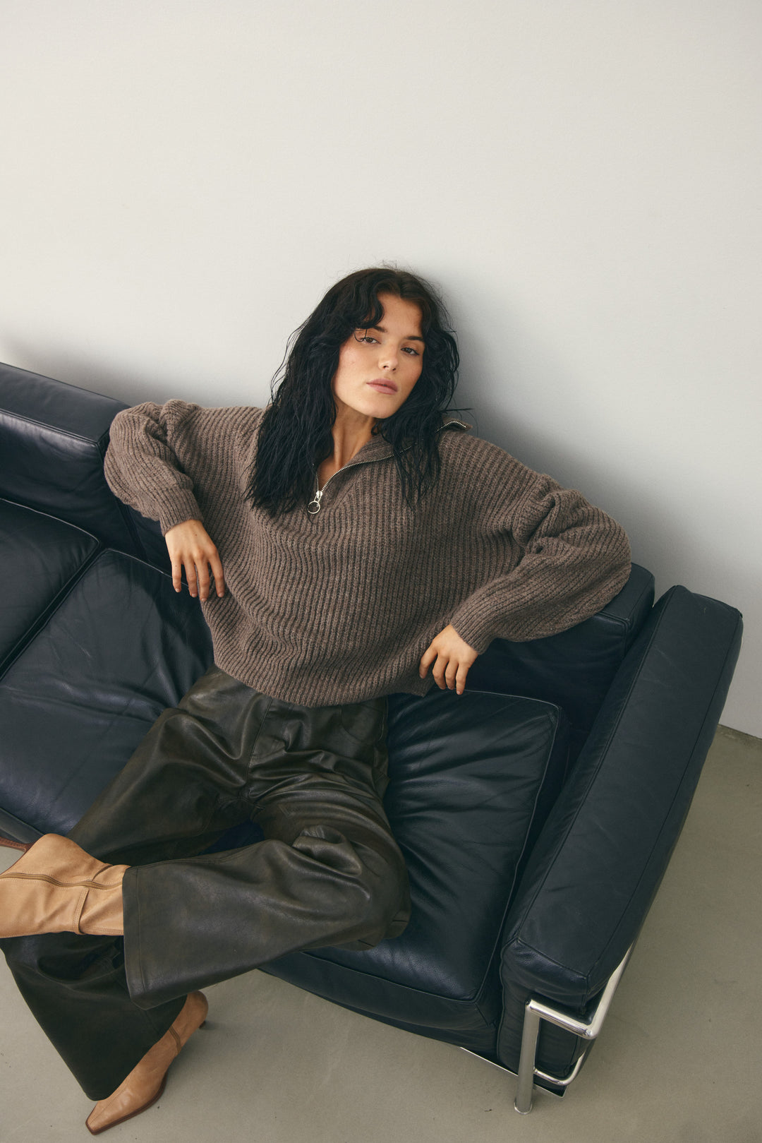Leondra Pants, Worn Brown