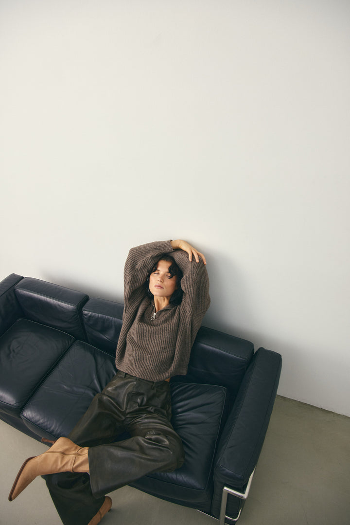 Leondra Pants, Worn Brown