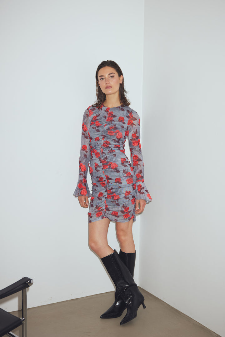 Lavetta Dress, Rose Print