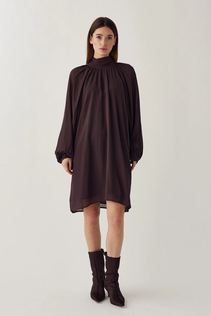 Lorenia Dress, Brown